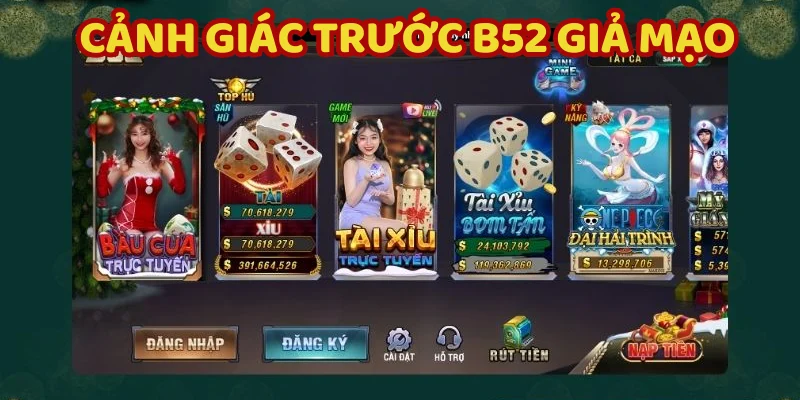 Trang giả đang lừa người dùng bằng sự kiện ảo