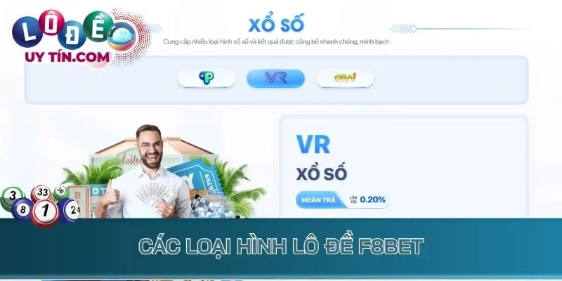 Các loại hình lô đề F8bet
