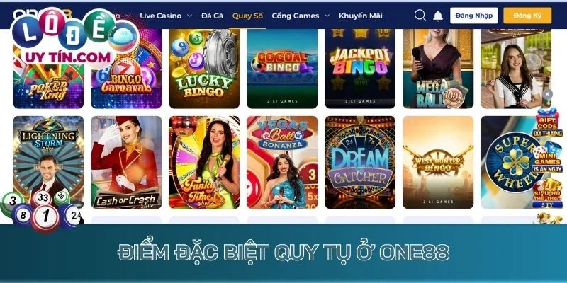 Điểm đặc biệt quy tụ ở One88