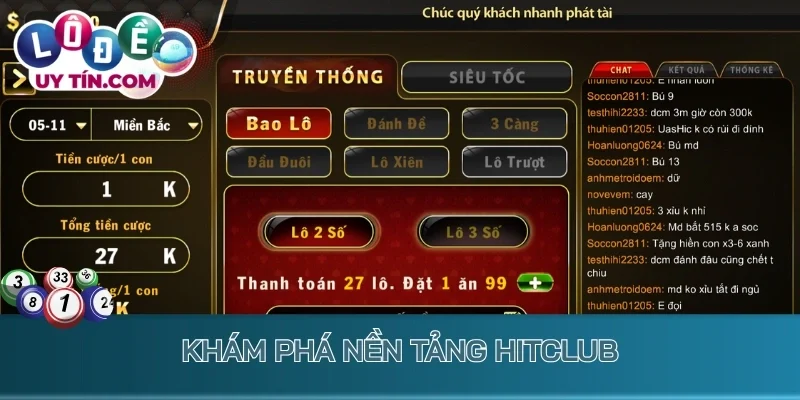 Khám phá nền tảng Hitclub